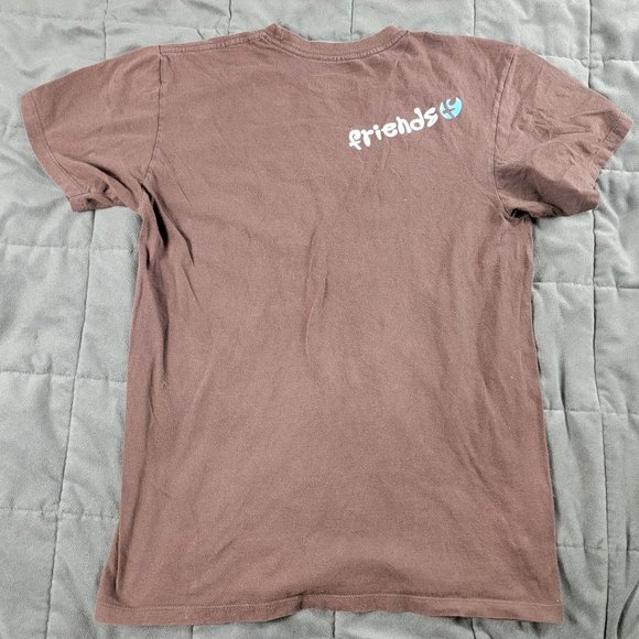 Friends Adults Medium Brown T Shirt Made One Session At A Time Short Sleeve - Picture 2 of 8